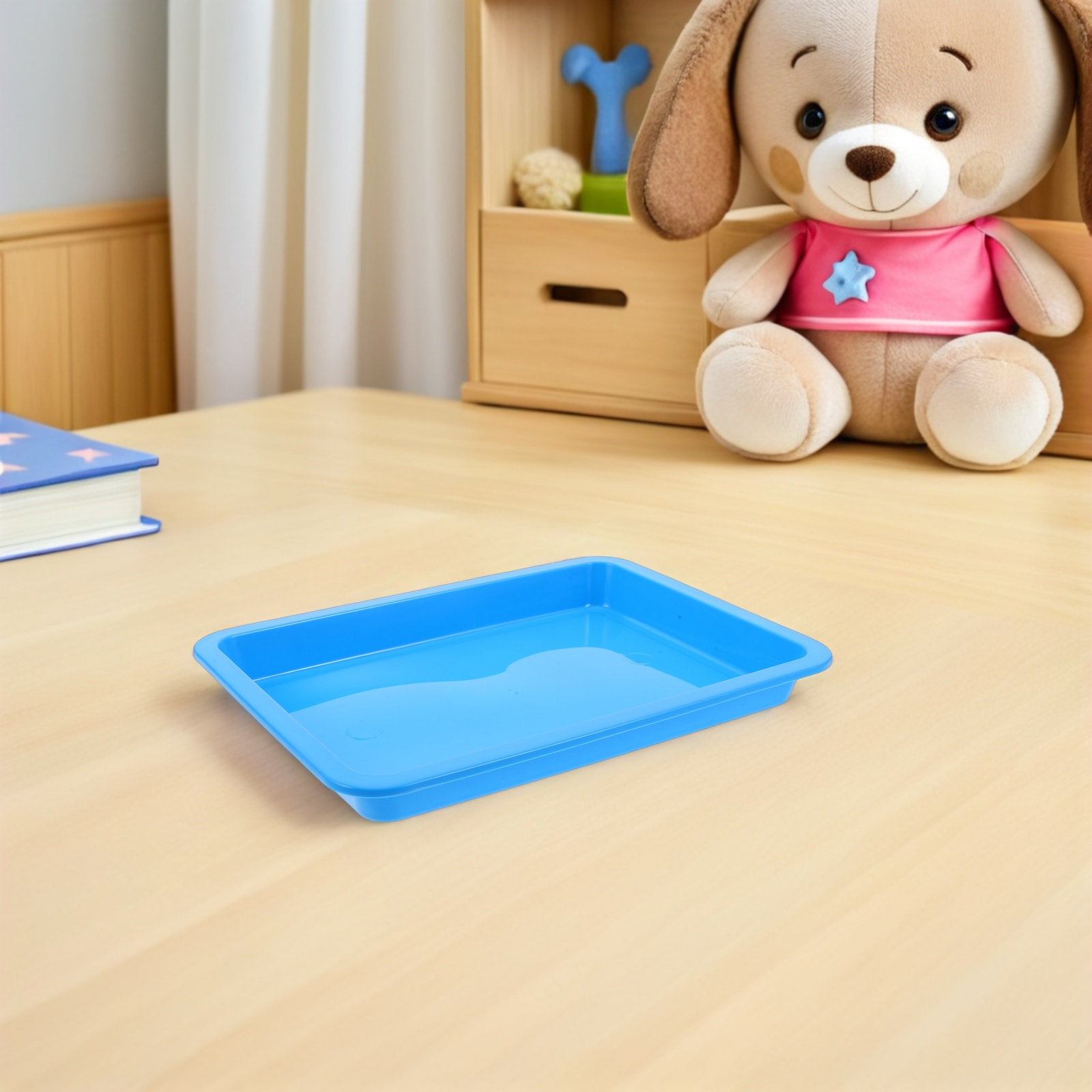 Art And Craft Science - 12個入り科学実験用プラスチックアートトレイ A5長方形 子供用水彩絵の具ミキシングパレット クラフト活動用品