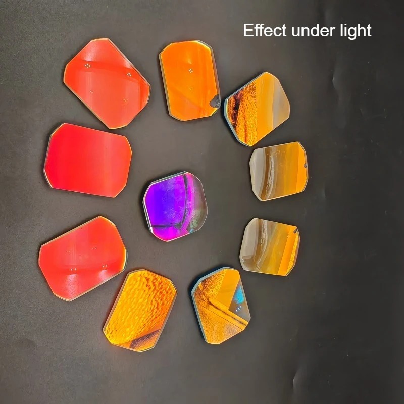 Art And Craft Science - 破損した光学ガラス不規則長方形アートプリズム – 光学科学実験ツールバルクDIYクラフトツールおもちゃ靴帽子10個