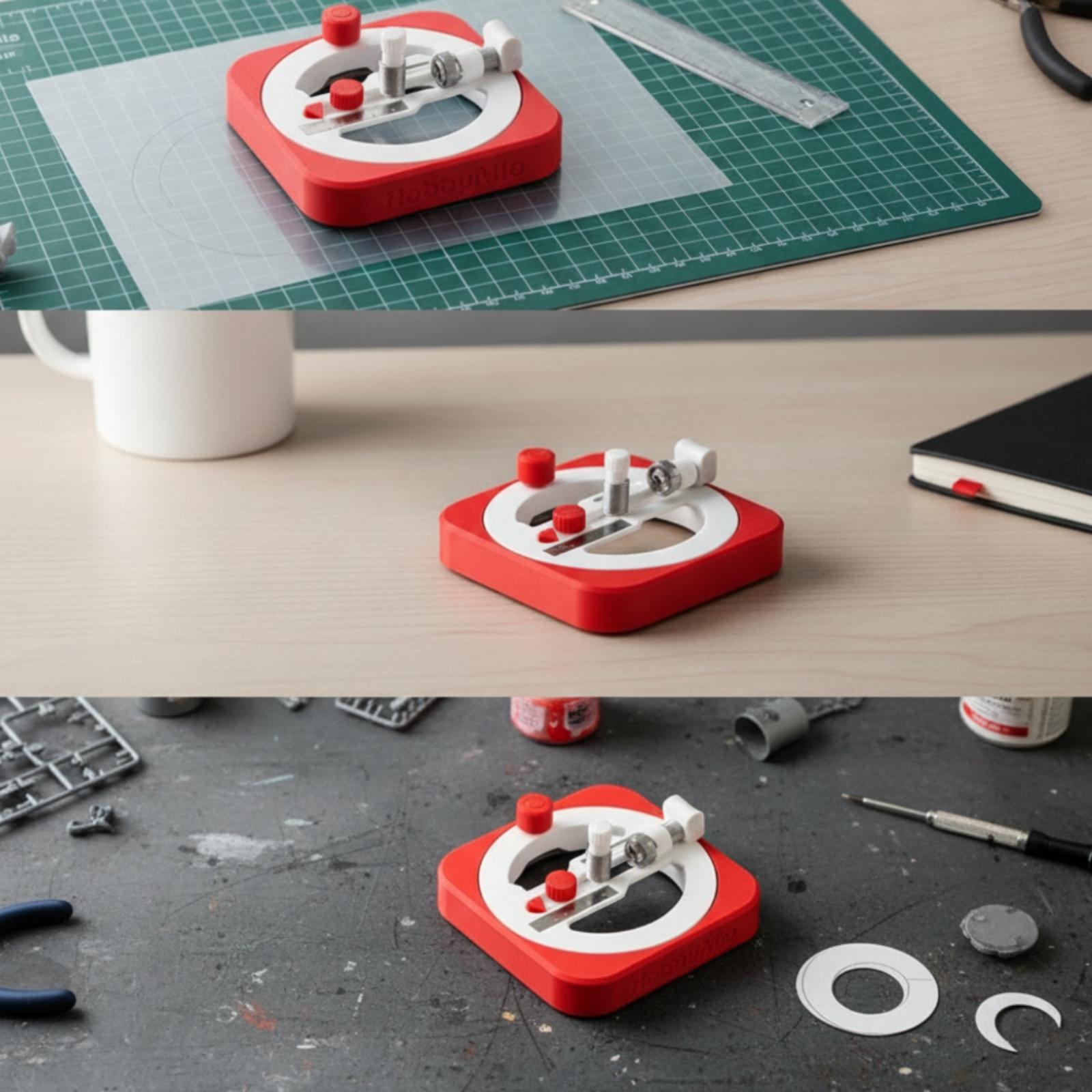Art Craft Tools - 高精度円形カッター スクラップブッキングやアートデザインプロジェクト用の精密なクラフトカッティングツール