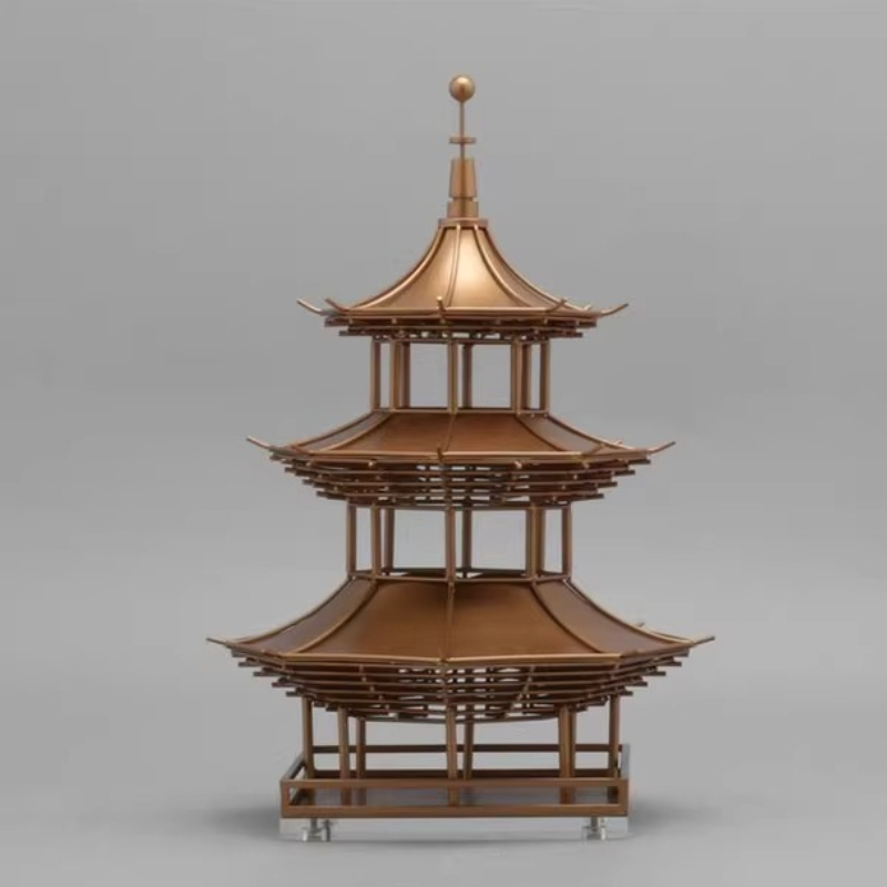 現代中国の金属製装飾品＆ディスプレイ棚、手作りの風水塔の装飾 - Art Craft Bar のレビューと価格