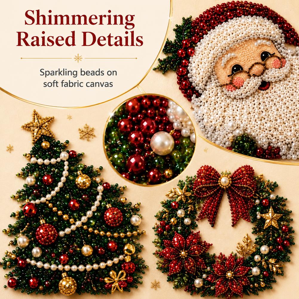 クリスマス サンタクロース パールアート DIYキット 額入 - Art Craft Gifts For Adults のレビューと価格