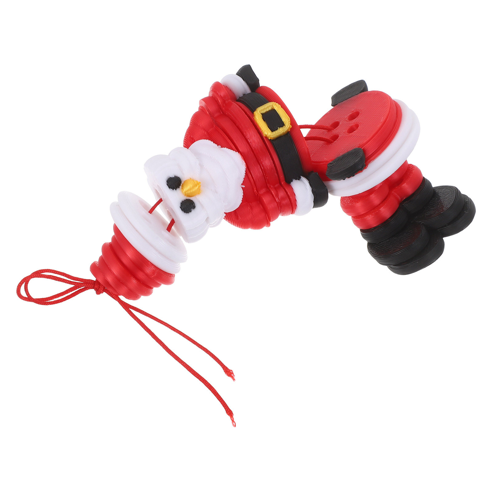 ボタンアートサンタオーナメントDIYキット1セット、未完成の - Art And Craft Xmas Tree のレビューと価格
