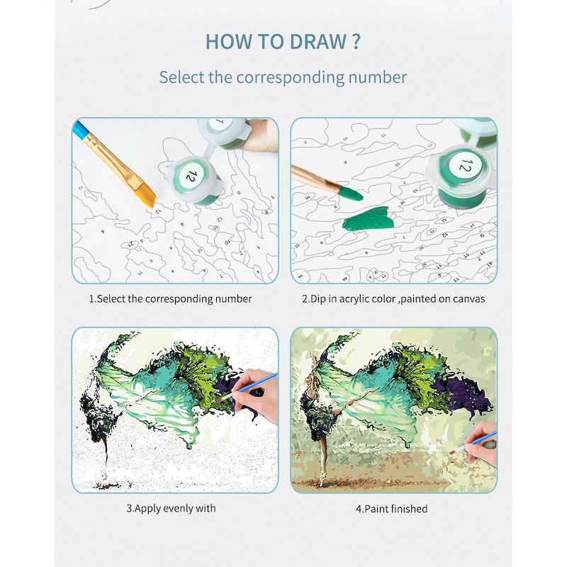 Gatyztory-大人のための数字による絵画,花,バラ,モ - Art Craft Gifts For Adults のレビューと価格