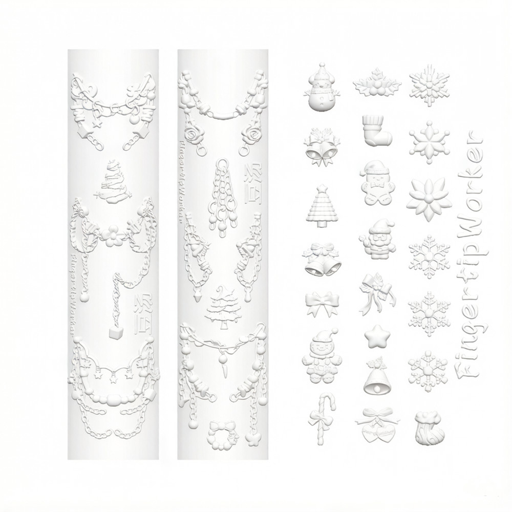 クリスマス3Dシリコンモールド ネイルアートUVレジン工芸用 - Art And Craft Xmas Tree のレビューと価格
