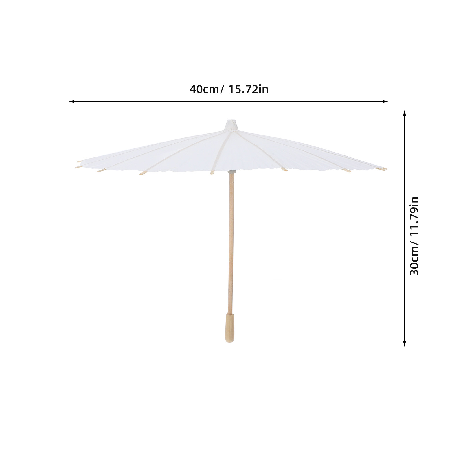 2個入り 白色 DIY手描き油紙傘 クリエイティブアートクラ - Art Craft Umbrella のレビューと価格