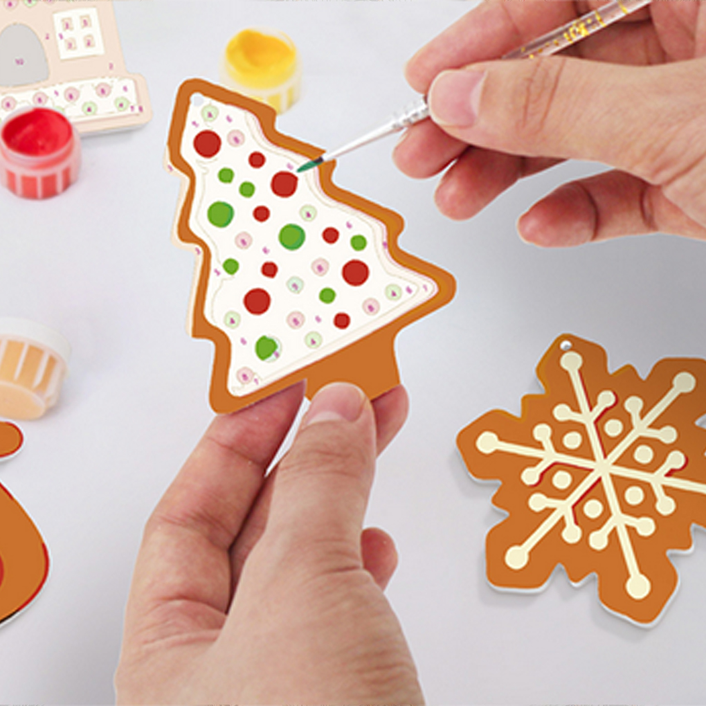 8 ピース/セット クリスマスツリー吊り下げ飾り DIY ク - Art And Craft Xmas Tree のレビューと価格