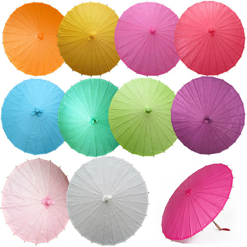 新しい5サイズの手作りカラーペーパー傘 中国伝統的な子供用D - Art Craft Umbrella のレビューと価格