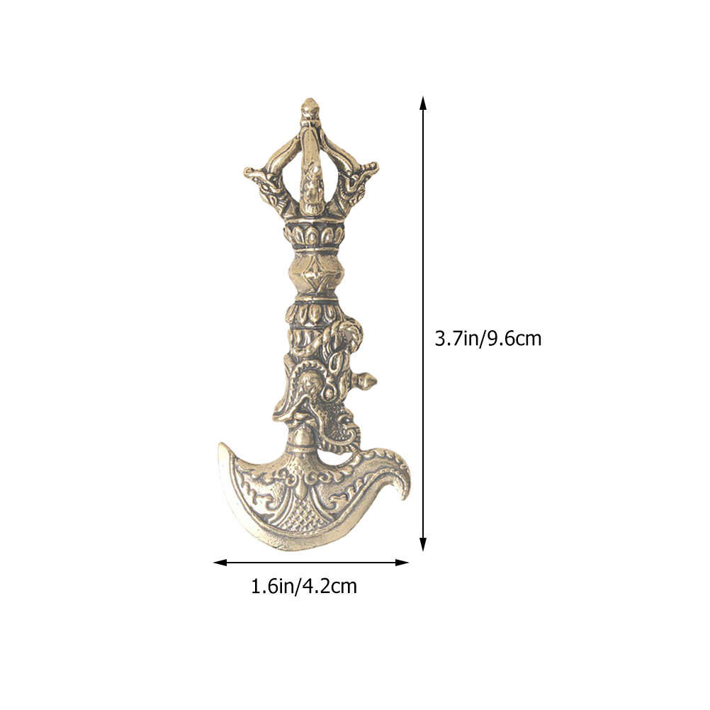 ミニ金剛杵真鍮装飾品チベット仏教杵装飾デスクトップアートピー - Art Craft Decoration のレビューと価格