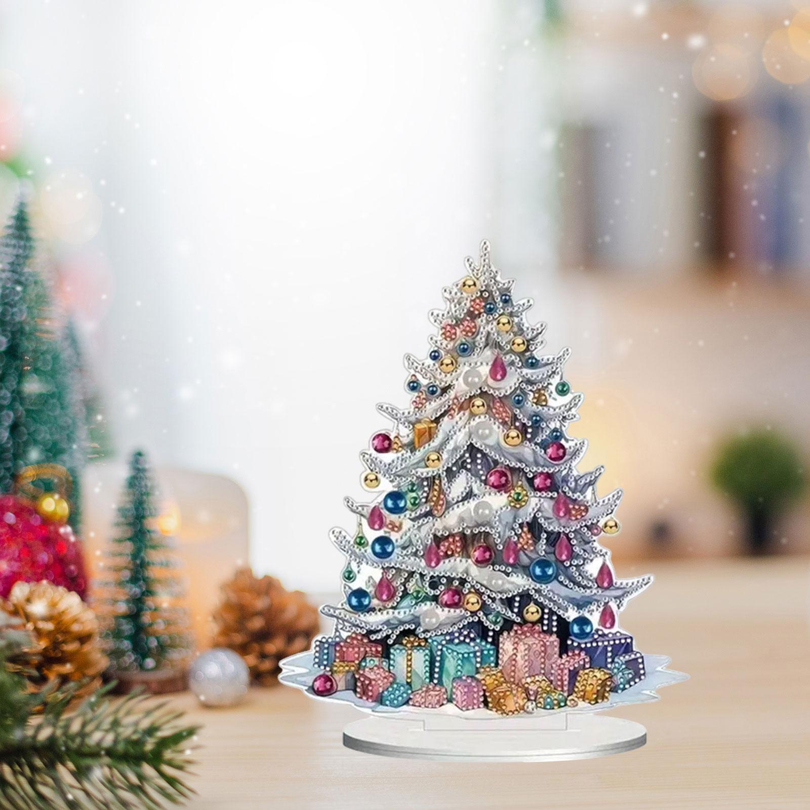 クリスマスツリーデスクトップ装飾クリスマス卓上オーナメントア - Art And Craft Xmas Tree のレビューと価格