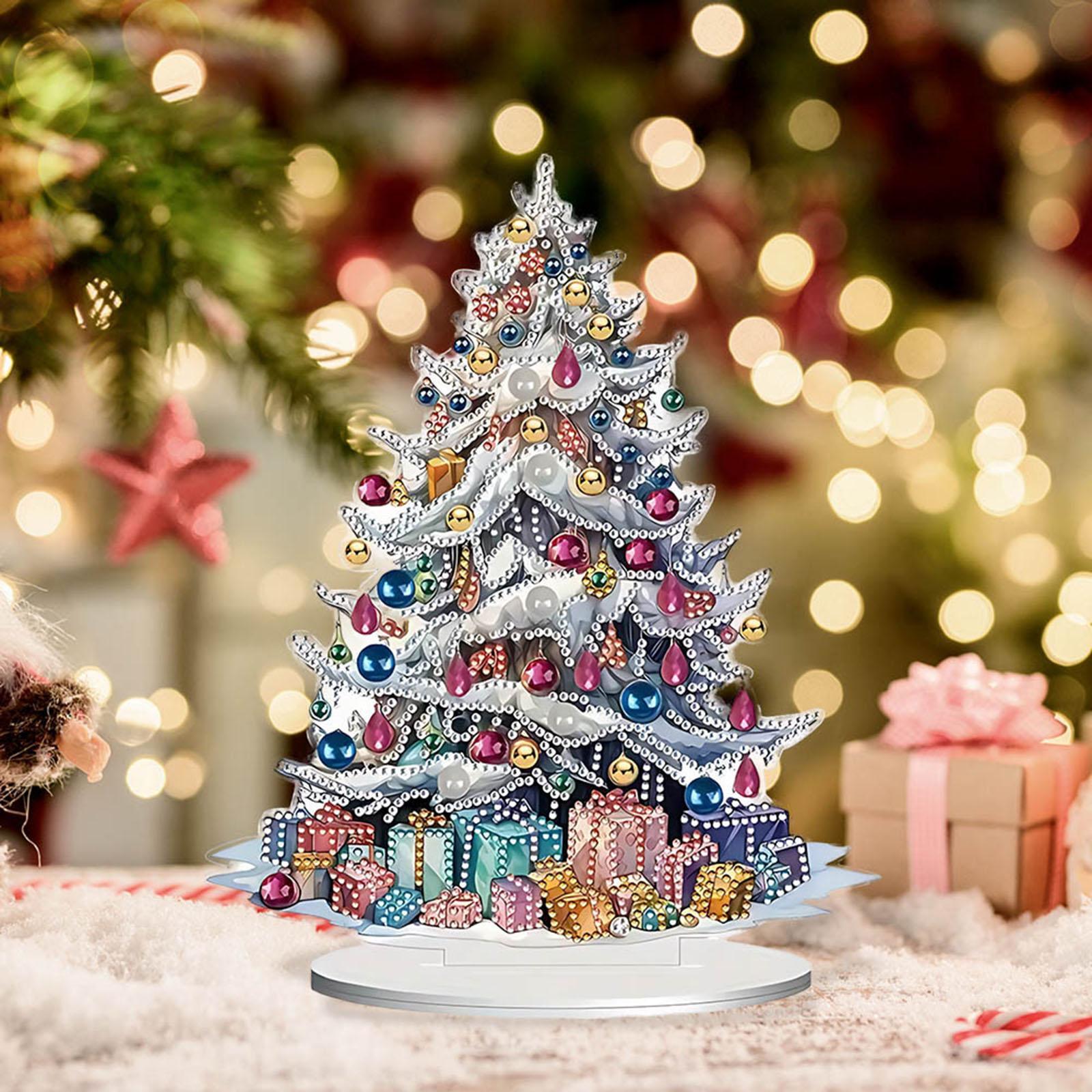 クリスマスツリーデスクトップ装飾クリスマス卓上オーナメントア - Art And Craft Xmas Tree のレビューと価格