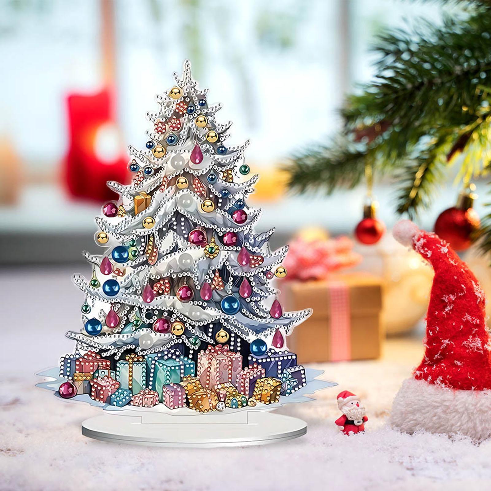 クリスマスツリーデスクトップ装飾クリスマス卓上オーナメントア - Art And Craft Xmas Tree のレビューと価格