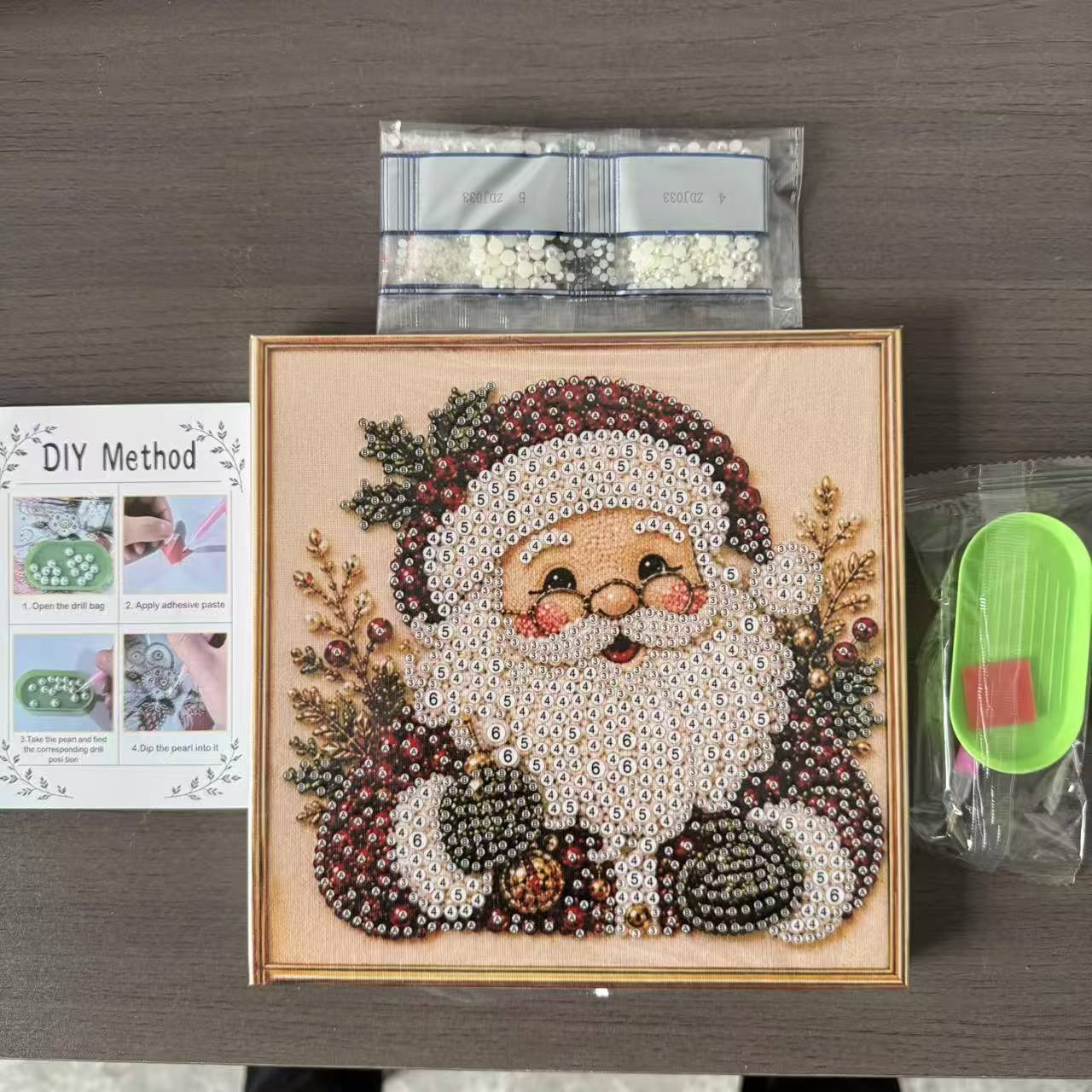 クリスマスパールダイヤモンドペインティングアートキット（フレ - Art Craft Gifts For Adults のレビューと価格
