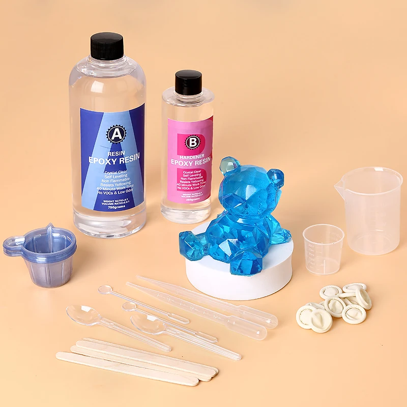 エポキシ樹脂キット クリスタルクリア 簡単混合 AB樹脂 ス - Art Craft Stick のレビューと価格