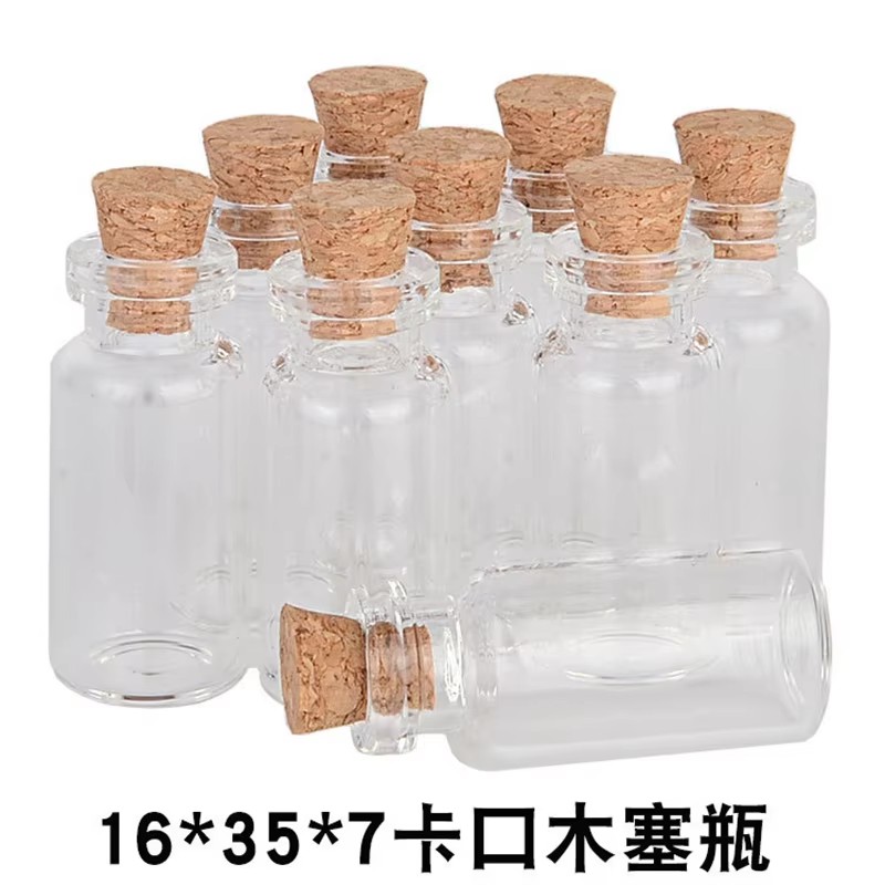 600個 3ml 小型ミニ透明ガラスボトル コルク栓付き 小 - Art Craft Zoo のレビューと価格