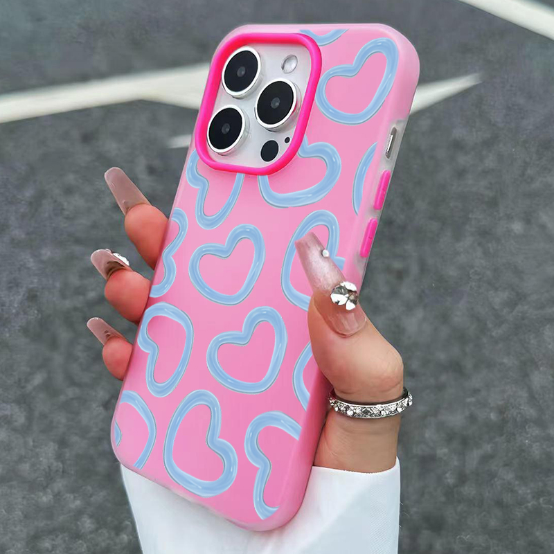 かわいい油絵風ハート柄のiPhoneケース（iPhone 1 - Art Craft Love のレビューと価格