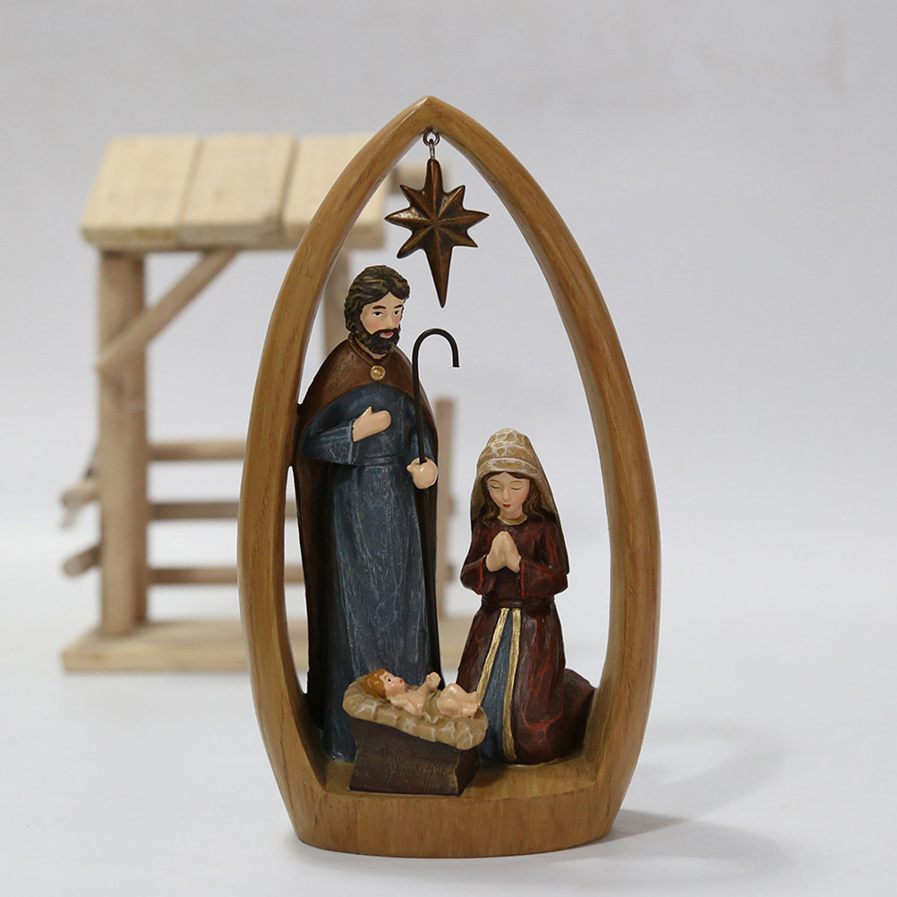 1 個キリスト降誕シーンクリスチャン装飾軽量樹脂アート工芸品 - Art Craft Bar のレビューと価格