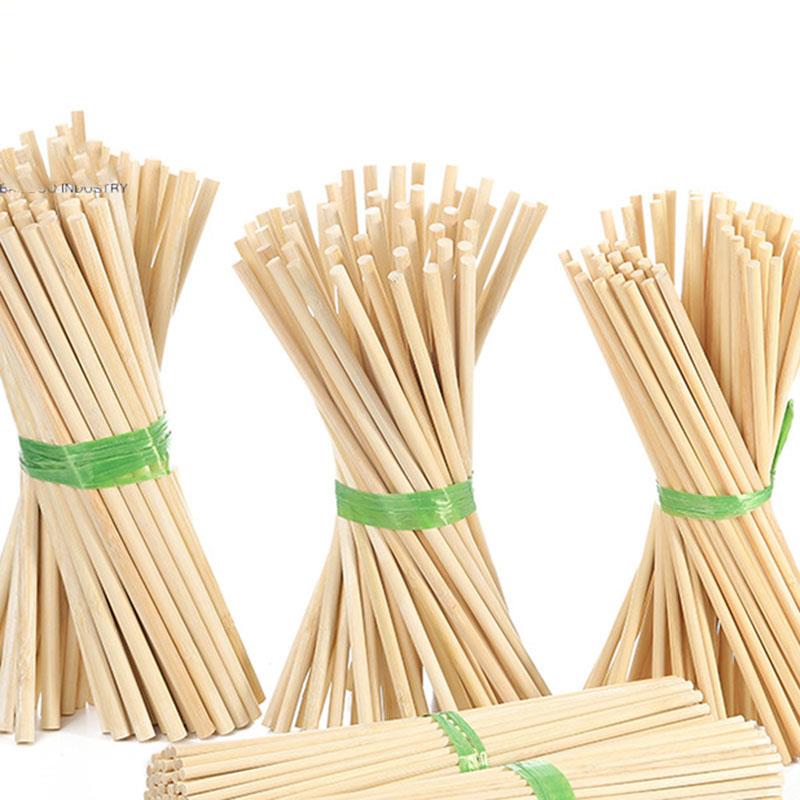 3-8 ミリメートルラウンド木製竹スティック DIY 手作り - Art Craft Stick のレビューと価格