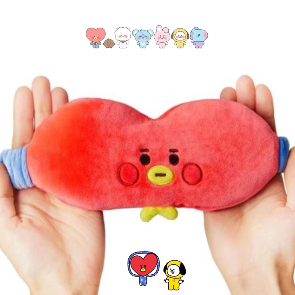 BT21漫画のかわいいぬいぐるみアイマスク カワイイ 男女兼 - Art Craft Eyes のレビューと価格