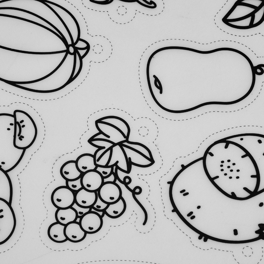 8 個の果物野菜パターン熱収縮シート着色可能なシート BOP - Craft And Art Difference のレビューと価格