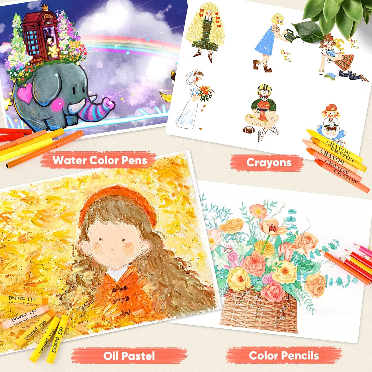 インスピレーションアートケースカラーリングセット - 動物園 - Art Craft Zoo のレビューと価格