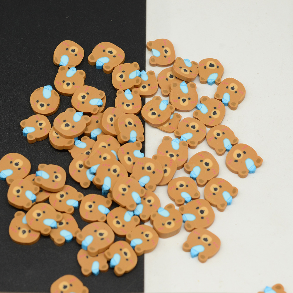 100g 5mm/10mmのポリマー粘土スライスベアペンギン - Art Craft Love のレビューと価格