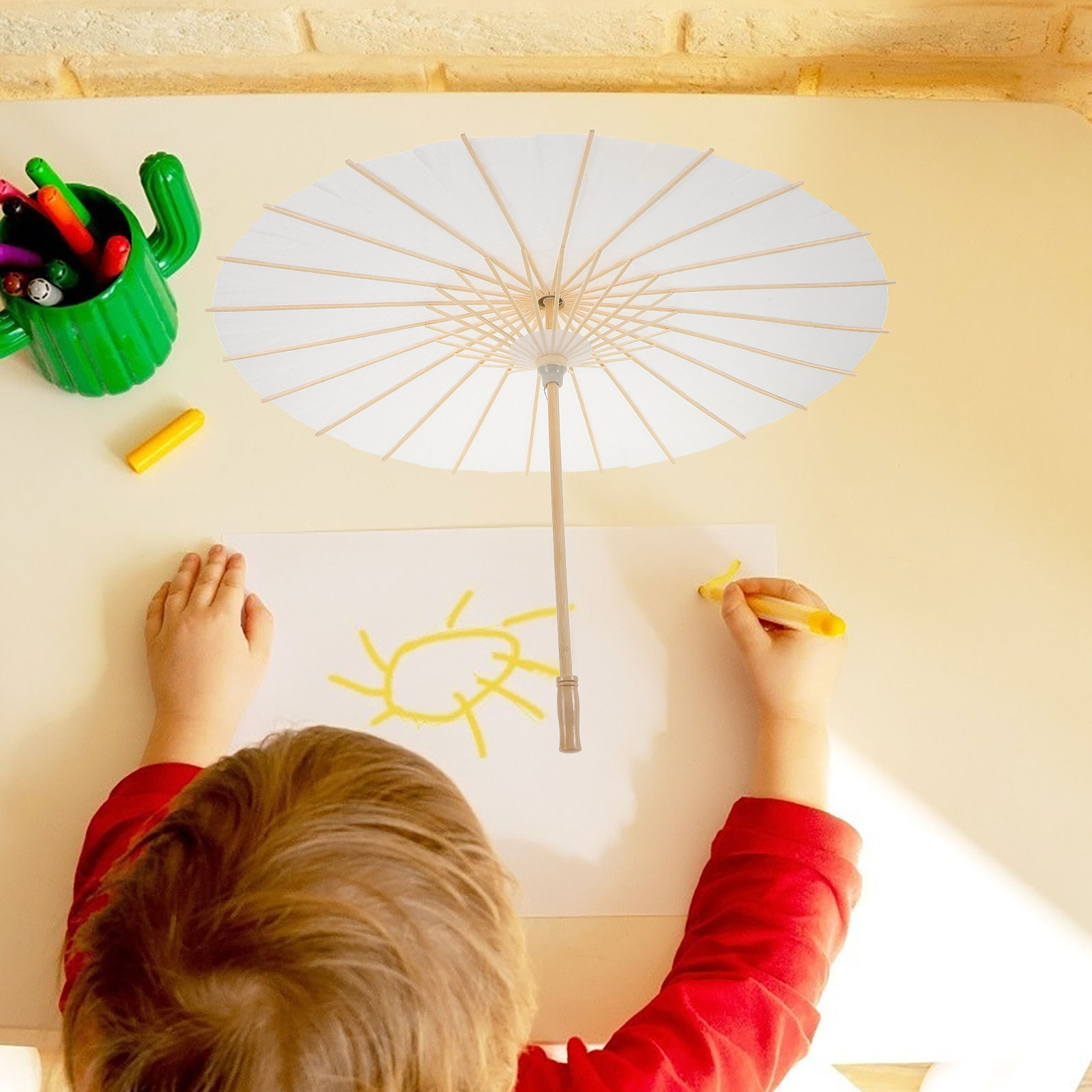 DIYペーパーアンブレラクラフト、グラフィティペインティング - Art Craft Umbrella のレビューと価格