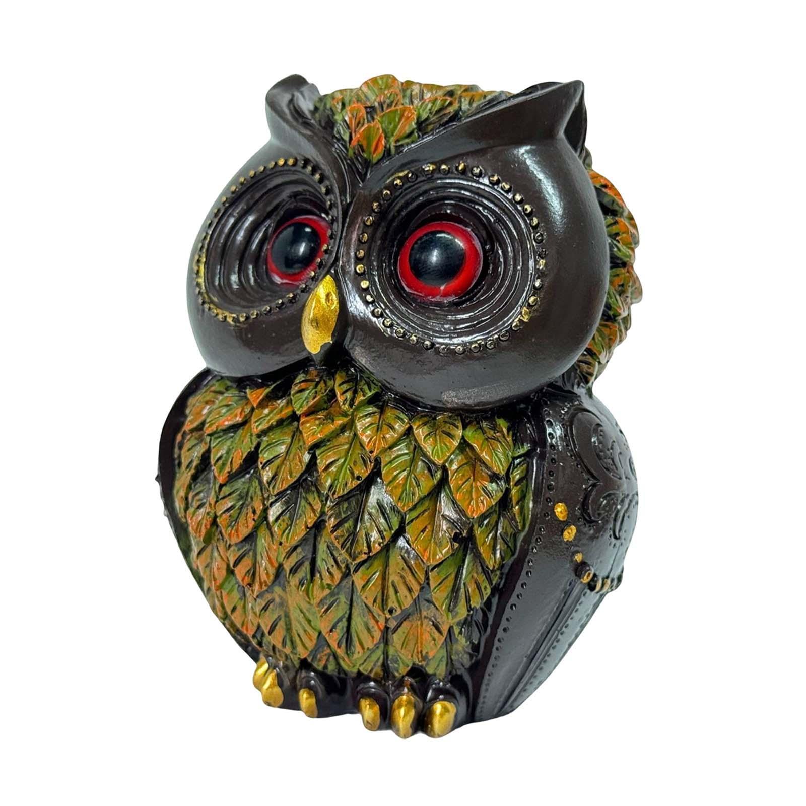 フクロウの像屋内置物アートクラフトクリエイティブテーブルセン - Art Craft Bar のレビューと価格