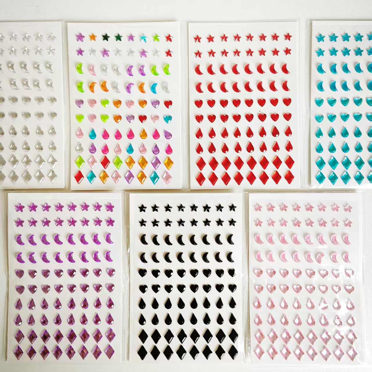 アクリル3D宝石ステッカーアート、クロスボーダー携帯ステッカ - Art Craft Decoration のレビューと価格